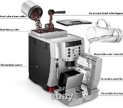 Delonghi Magnifica XS Bean To Cup Espresso Maker Silver (ECAM22110SB)T