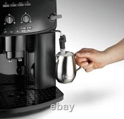Delonghi super-automatic espresso coffee machine with an adjustable grinder, mil