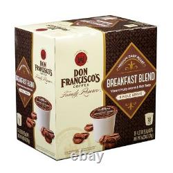 Don Francisco's Breakfast Blend Coffee 18 to 144 Keurig K cups Pick Any Size