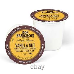 Don Francisco's Vanilla Nut Coffee 18 to 144 Keurig K cups Pick Any Size