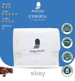 Doorstep Ethiopia Yirgacheffe Single Arabica Coffee Bean 200g Expedited Ship