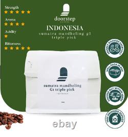 Doorstep Indonesia Sumatra Mandheling Grade 1 Single Arabica Coffee Expedited