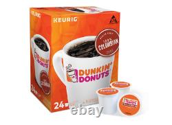 Dunkin' Donuts 100% Colombian Coffee 24 to 144 Count Keurig K cup Pick Any Size