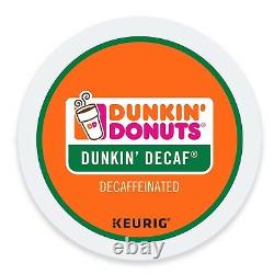 Dunkin' Donuts DECAF Original Coffee 54 to 216 Keurig Kcups Pick Any Size