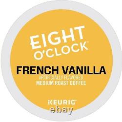 Eight O'Clock French Vanilla Coffee 18 to 144 Keurig K cups Pick Any Quantity