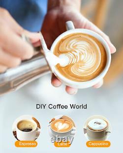 Espresso Coffee Maker Coffee Machine 4 Cup cappuccino Coffee Self Cleaning Black