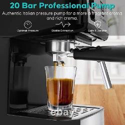 Espresso Machine 20-Bar With Milk Frother Wand Coffee / Cappuccino Maker 950W