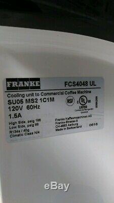 FRANKE A600 BEAN TO CUP SUPER AUTOMATIC COMMERCIAL COFFEE MACHINE withMILK FRIDGE