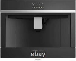 Fisher Paykel EB24DSXB1 24 Black Bean-to-Cup Built-In Coffee Maker NOB