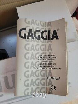 For Parts Gaggia Titanium Series Fully Automatic Espresso Machine -Silver