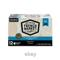 French Market Coffee St. Charles Blend 24 to 144 Keurig K cups Pick Any Size