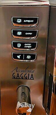 Fully Refurbished Gaggia Accademia Coffee And Espresso Maker with Milk Carafe