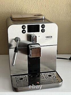 Gaggia Brera Espresso Coffee Machine Black/Silver Works Great Stainless