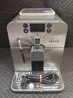 Gaggia Brera Espresso Machine Black/Silver with Box, Paper and Accessories