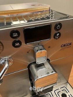 Gaggia Brera Super-Automatic Espresso Coffee Machine in Silver
