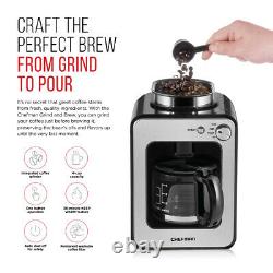 Grind and Brew 4 Cup Coffee Maker and Grinder, Compatible with Coffee Bean