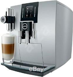 JURA 15111 J6 Automatic Bean to cup Coffee Machine Brilliant Silver J. O. E Smart