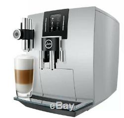 JURA J6 Bean To Cup Coffee Machine Pure Brilliant Silver NEW UK
