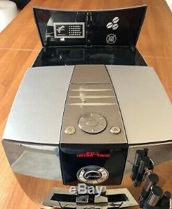 Jura Coffee Machine Impressa J9 Chrome Bean to Cup Machine JUST SERVICED BY JURA