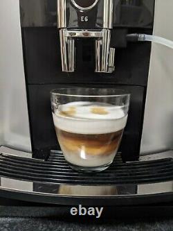 Jura E6 Silver Bean To Cup Coffee Machine With Milk Feed Latte Etc