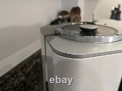 Jura Ena 8 Bean To Cup Coffee Machine Silver And White