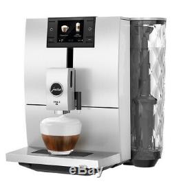 Jura Ena 8 Bean To Cup Coffee Machine in Nordic White EU 2 Pin Plug Model