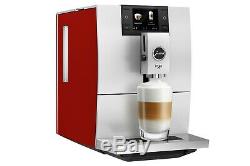 Jura Ena 8 Bean to Cup Coffee Machine in Sunset Red 15255
