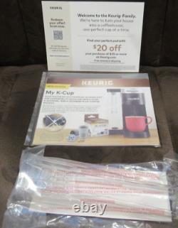 KEURIG K-SUPREME MULTI STREAM TECHNOLOGY COFFEE MAKER withCOFFEE STATION, RUBY RED
