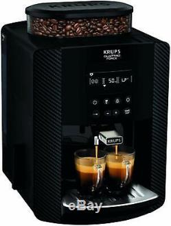 KRUPS Arabica Digital Espresso EA817040 Bean To Cup Coffee Machine Carbon