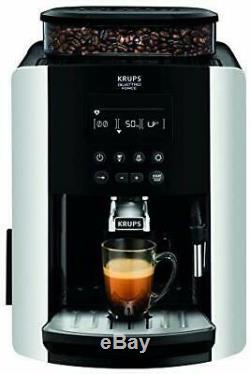 KRUPS Arabica Digital Espresso EA817040 Bean To Cup Coffee Machine Silver