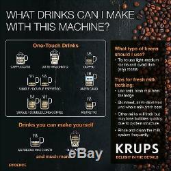 KRUPS Evidence Connected EA893D40 Smart Bean to Cup Coffee Machine Chrome
