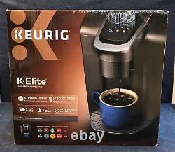 Keurig K-Elite Single Serve Coffee Maker with Temperature Control- NEW