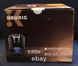 Keurig K-Elite Single Serve Coffee Maker with Temperature Control- NEW
