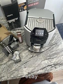 Krups Barista Ea9010 Espresso Bean To Cup Coffee Machine / Silver
