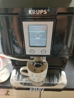 Krups Ea850b One Touch Cappuccino Bean To Cup Coffee Machine Touch Screen Black