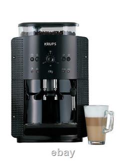 Krups Espresseria EA8108 Automatic Bean to Cup Coffee Machine, Black Energy A
