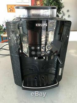 Krups Espresseria EA8150 Auto Bean to Cup Coffee Machine, Black Elegant