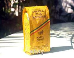 Marley Coffee 100% JAMAICA BLUE MOUNTAIN 8oz X 6 Bags whole Beans