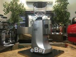 Mazzer Robur Automatic Silver Espresso Coffee Grinder Restaurant Latte Beans Cup
