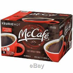 McCafe Premium Roast Medium Coffee K-CUP PODS 84 Count 100% Arabica Beans