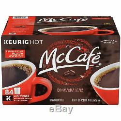 McCafe Premium Roast Medium Coffee K-CUP PODS 84 Count 100% Arabica Beans