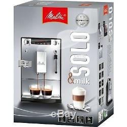 Melitta SOLO & Milk E953-102, Bean to Cup Coffee Machine, with Milk Steamer