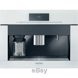 Miele CVA6805 Brilliant White Built-In Coffee Machine with Bean-To-Cup System