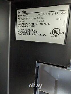 Miele CVA 4070 built-in automatic espresso coffee machine stainless Works
