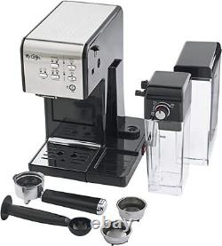Mr. Coffee One-Touch Espresso Machine with Milk Frother Silver BVMCEM7000DS