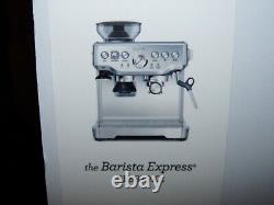 NEW Breville BES870 Barista Express Espresso Machine Brushed Stainless Steel