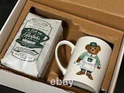 NEW Polo Ralph Lauren Ralph's Coffee Bear Coffee Beans + Cup Limited Set