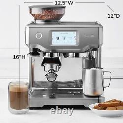 New Breville BES880 Barista Touch Espresso Machine Brushed Stainless Steel