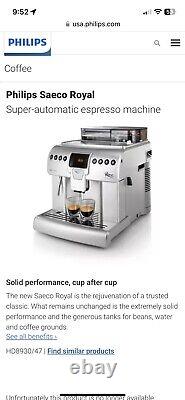 Philips Saeco Royal Super-Automatic espresso machine