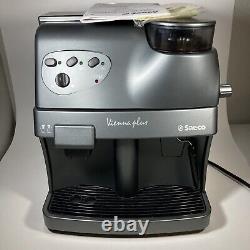 SAECO Vienna Plus- Gray Espresso/Coffee/Cappuccino Machine, Super Auto EUC Read